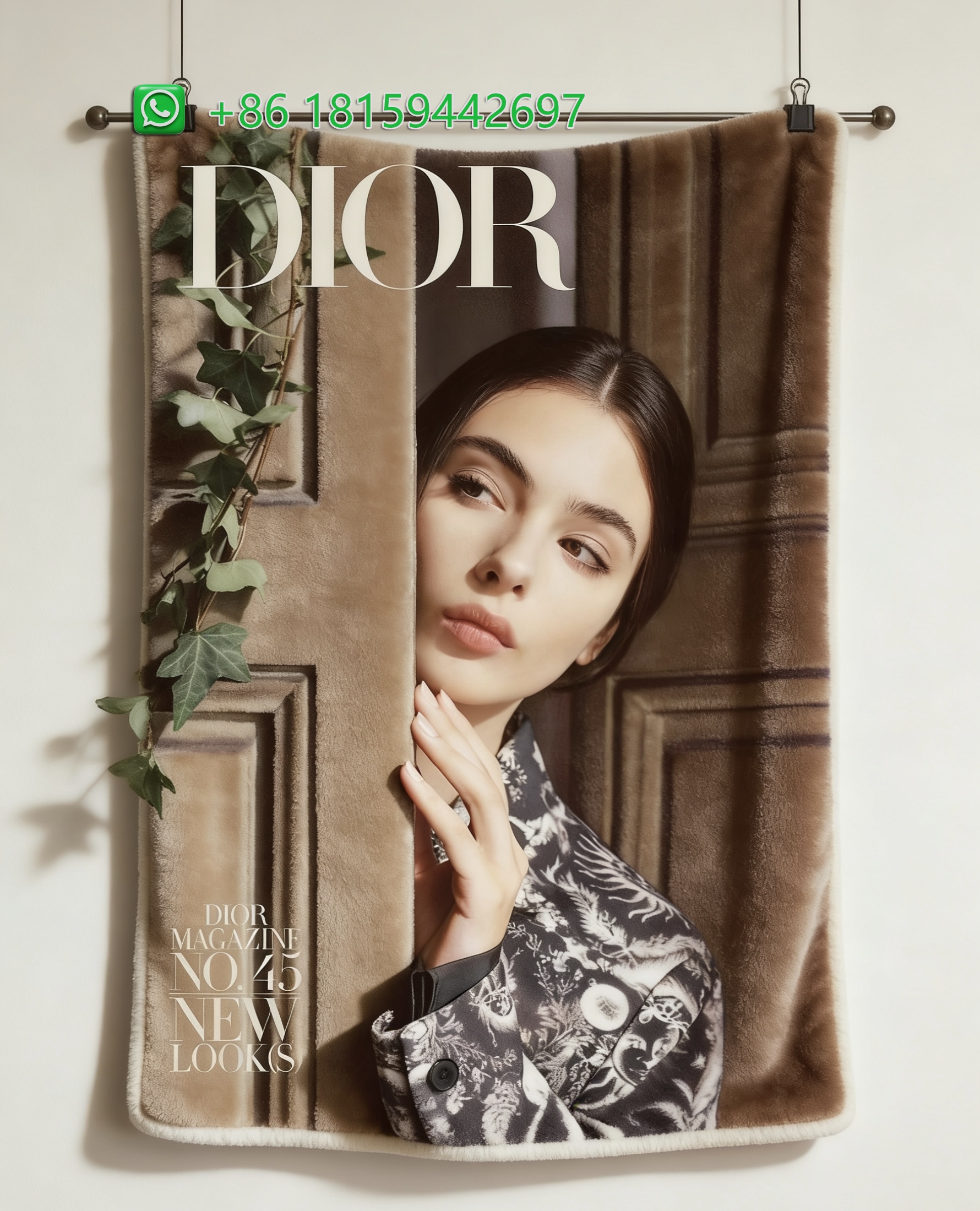Dior Throw Blankets